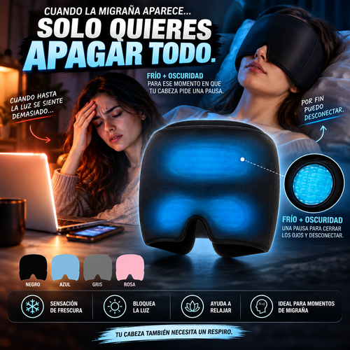 Alivio Instantáneo para migrañas, fiebre y sinusitis sin medicación