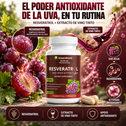 Resveratrol - Juventud Natural 🍇✨