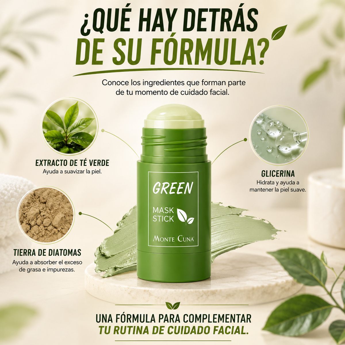 GREEN MASK - ELIMINA IMPUREZAS DEL ROSTRO