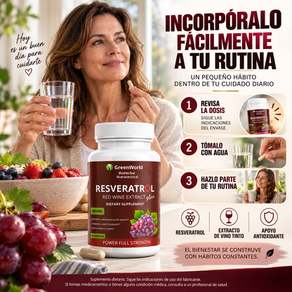 Resveratrol - Juventud Natural 🍇✨