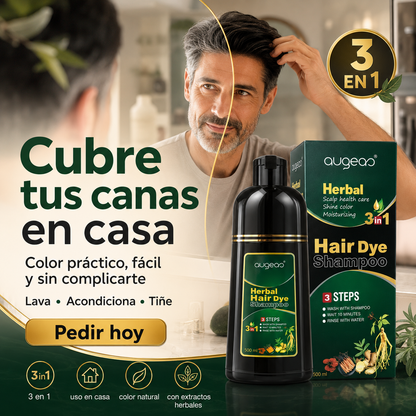 Hair Dye Herbal Shampoo - Anti Canas  👵🏻➡️👧🏻✨