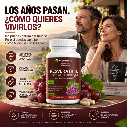 Resveratrol - Juventud Natural 🍇✨