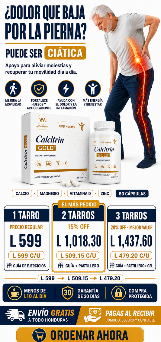 Calcitrin Gold - Recupera Tu Movilidad ¡OFERTA 2X1 !