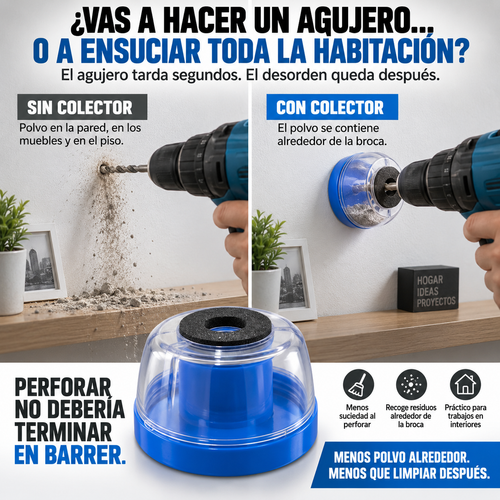 Recolector De Polvo Para Taladro - Ahorra Tiempo y Dinero