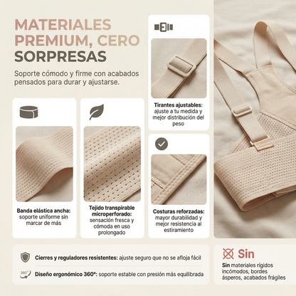 Faja De Soporte Maternal -  Para Esas Nuevas Mamitas